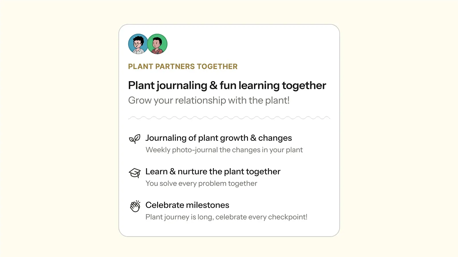 What plant partners enable: shared progress, learning and milestones